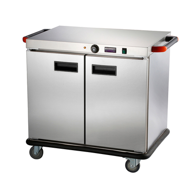 E-DBW-12B-21E elektrischer wärmerer Wagen-Handels-Tür 2-Glass 24 Schicht-Speisewärmer-Wagen