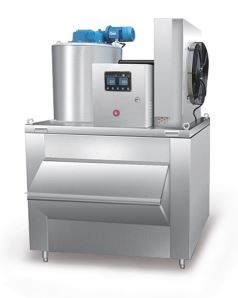 Kommerzieller industrieller Hersteller-quadratische Würfel-Eis-Maschine der Flocken-SL-200, Maschine der Kühlbox-110kg