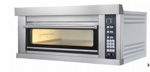 Handelsedelstahl-Brot-Maschinen-einstöckiger 2 Behälter-Gas-Ofen