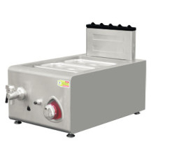 E-RQH-400G Handelsrestaurant-Küchen-Ausrüstung Countertop-Gas Lava Stone Grill