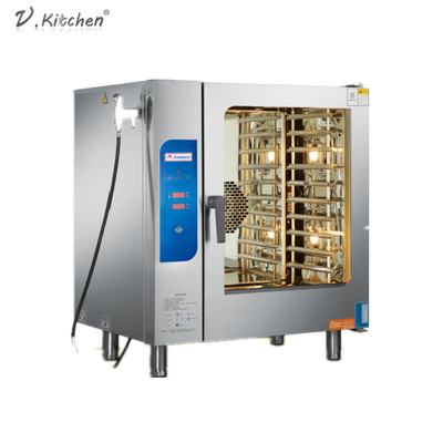 Restaurant-Bäckerei, die 10 Tray Combi Convection Oven backt