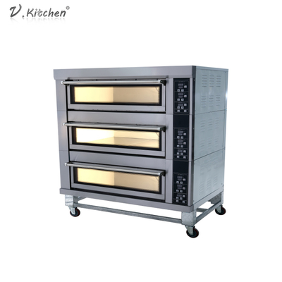 4 Behälter-doppelstöckige 13.2kw elektrische Bäckerei Oven Machine