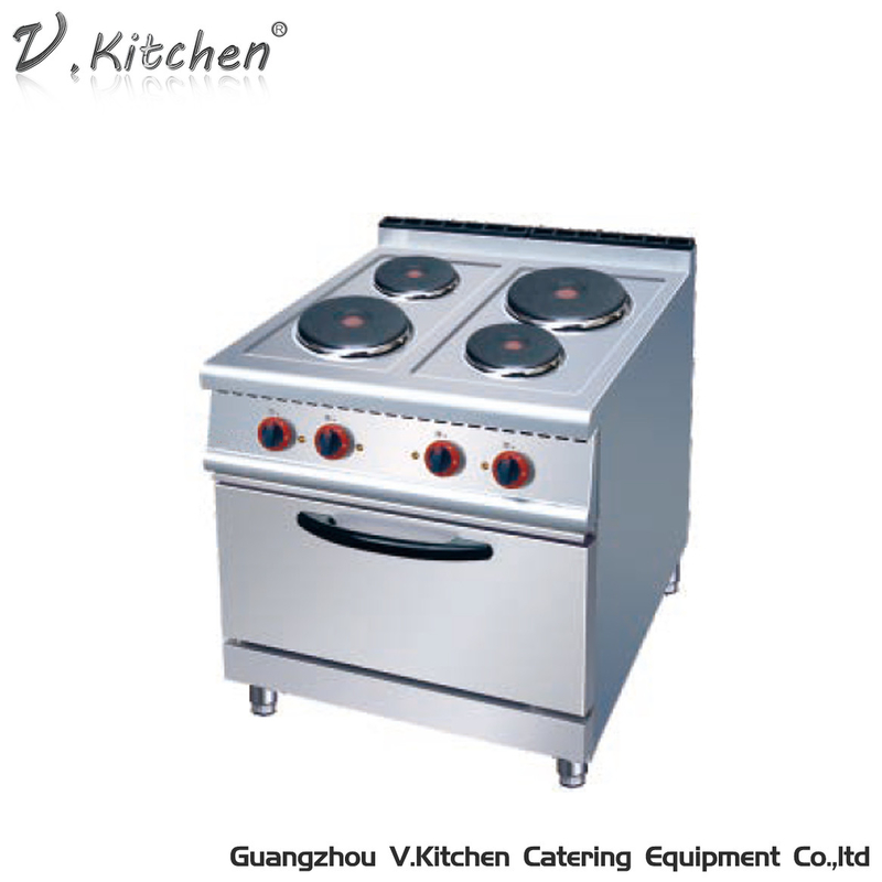 Kocher Handelsder restaurant-Küchen-Ausrüstungs-elektrischer Heizplatte-4-Round mit Kabinett