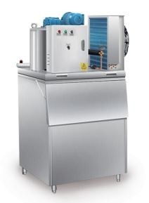Kommerzieller industrieller Hersteller-quadratische Würfel-Eis-Maschine der Flocken-SL-200, Maschine der Kühlbox-110kg
